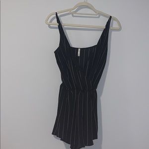 Black and white romper